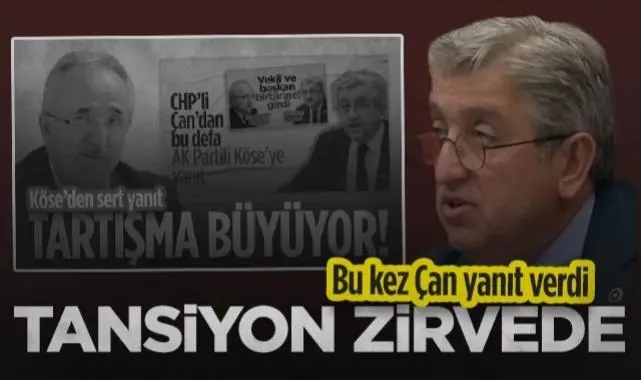 Bu Kez CHP'li Murat Çan'dan AK Partili Mehmet Köse'ye Sert Cevap