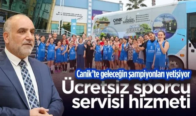 Canik’te Geleceğin Şampiyonları Yetişiyor: Ücretsiz Sporcu Servisi Hizmeti