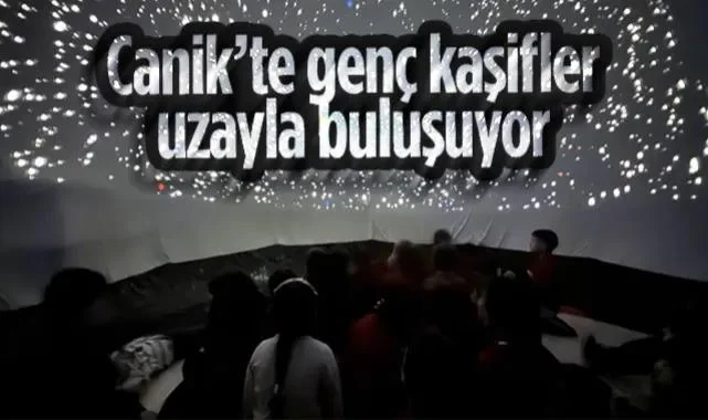Canik’te Genç Kaşifler Uzayla Buluşuyor: Okullarda Planetaryum Heyecanı!