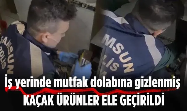Çarşamba'da Gizli Bölmeli Kaçak Tütün Operasyonu