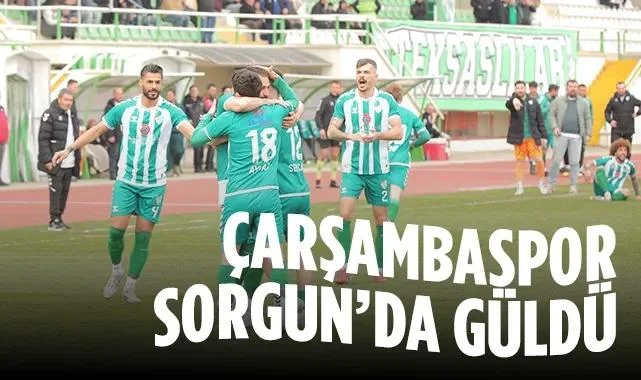 Çarşambaspor Deplasmanda Sorgun Belediyespor'u Devirdi