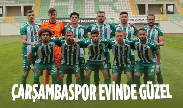 Çarşambaspor Evinde Güzel: 3-0
