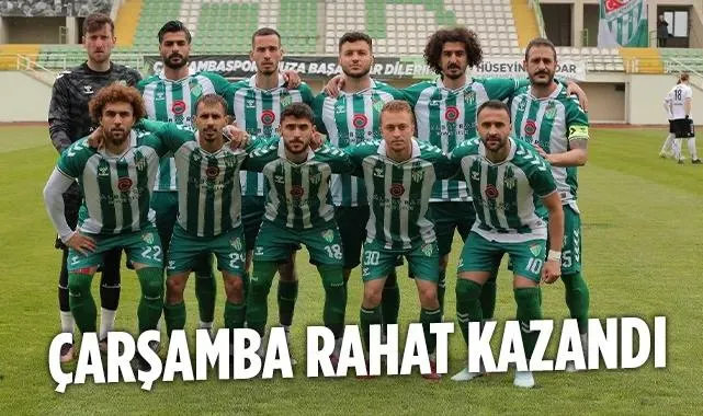 Çarşambaspor Evinde Merzifonspor'u Geçti