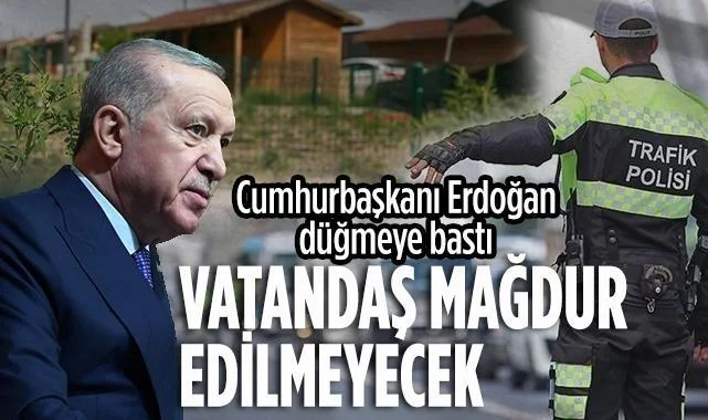 Cumhurbaşkanı Erdoğan'dan Hobi Bahçeleri ve Trafik Cezaları Talimatı