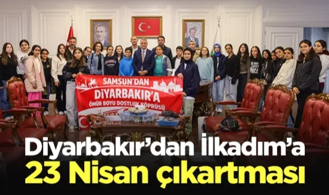 Diyarbakır'dan İlkadım'a 23 Nisan Çıkartması!