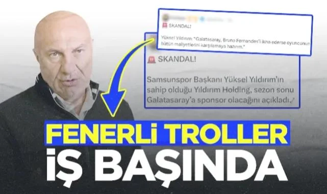 Fenerbahçeli Troller İş Başında! Samsunspor'dan Sert Cevap...