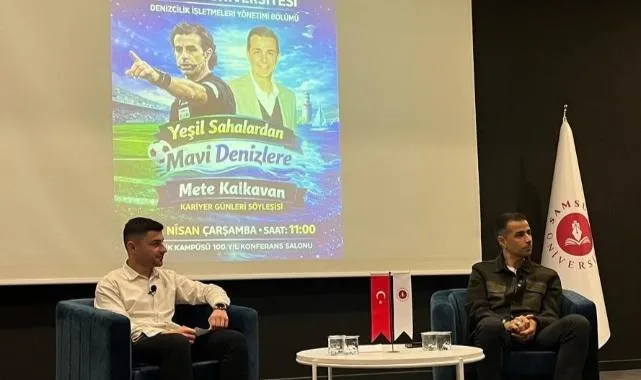 FIFA Kokartlı Eski Hakem Mete Kalkavan Öğrencilerle Buluştu
