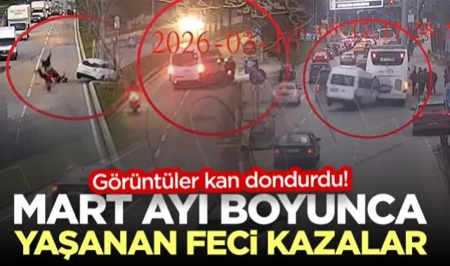 Görüntüler Kan Dondurdu! Samsun'da Mart Ayı Boyunca Yaşanan Feci Kazalar