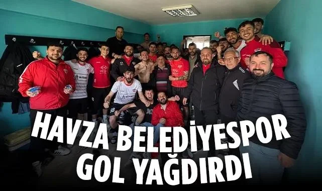 Havza Belediyespor'dan Farklı Galibiyet: 7-0
