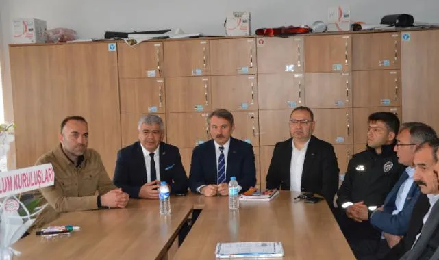 Havza'da Öğretmen ve Öğrencilere Destek Ziyareti