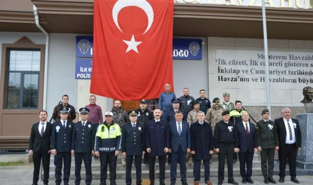 Havza'da Türk Polis Teşkilatının 181. Yılı Coşkuyla Kutlandı