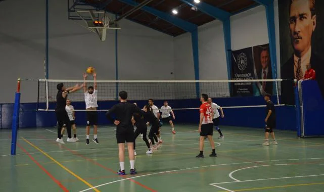 Havza'da Voleybol Halk Turnuvası Heyecanı Başladı