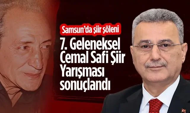 Samsun’da Şiir Şöleni: 7. Geleneksel Cemal Safi Şiir Yarışması Sonuçlandı