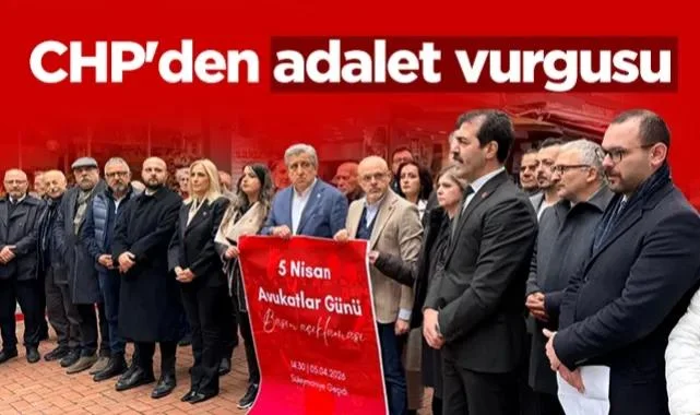 İlkadım CHP’den Avukatlar Günü'nde Adalet Vurgusu