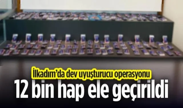 İlkadım’da Dev Uyuşturucu Operasyonu: 12 Bin Hap Ele Geçirildi