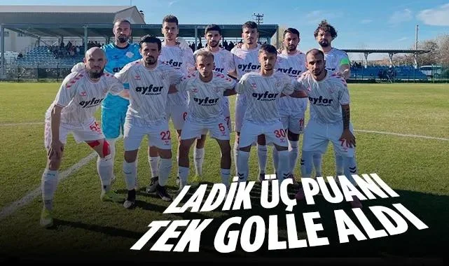 Ladik Belediyespor'dan Tek Gollü Galibiyet: 1-0
