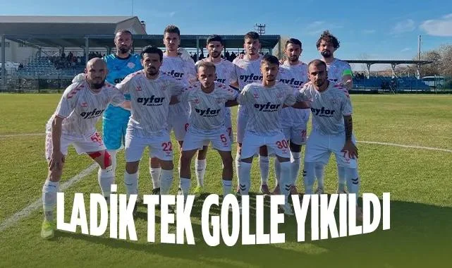 Ladik Belediyespor Deplasmanda Tek Golle Mağlup