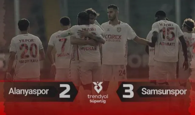 MAÇ ÖZETİ | Altın Değerinde Galibiyet! Alanyaspor-Samsunspor: 2-3