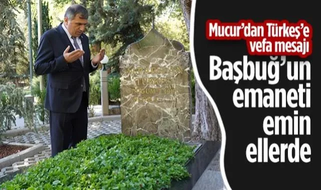 MHP'li Burhan Mucur’dan Türkeş'e Vefa Mesajı: Başbuğ’un Emaneti Emin Ellerde
