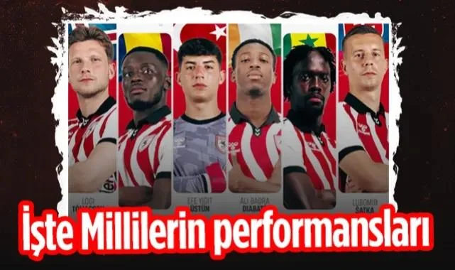 Milli Arada Kim Ne Yaptı? İşte Samsunsporlu Millilerin Performansı...