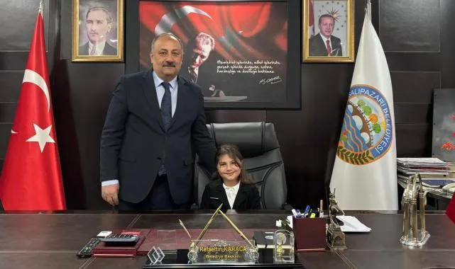 Salıpazarı'nda 23 Nisan Coşkusu: Başkanlık Koltuğu Küçük Hayrunnisa'ya Emanet