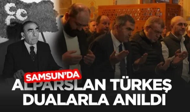 Samsun'da Alparslan Türkeş'i Vefatının 29. Yılında Dualarla Andı