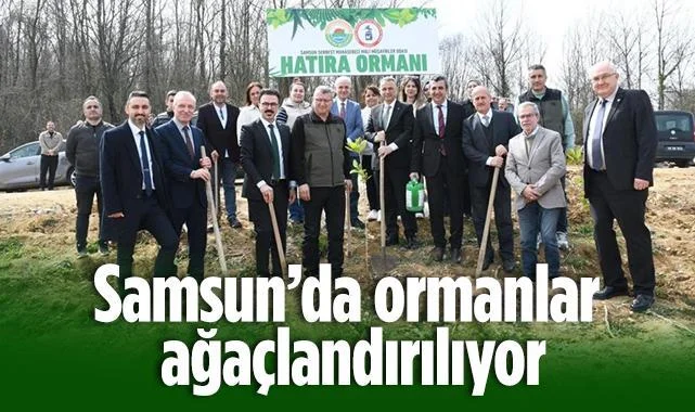 Samsun'da Geleceğe Nefes: Hatıra Ormanı Ağaçlandırma Etkinliği