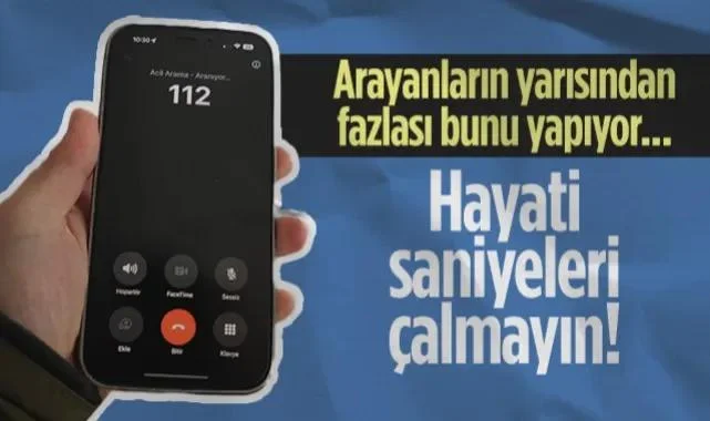 Samsun’da İnanılmaz Rakam! 112’yi Arayanların Yarısından Fazlası Bunu Yapıyor...