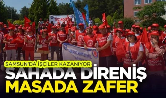 Samsun'da İşçiler Kazanıyor: Sahada Direniş Masada Zafer