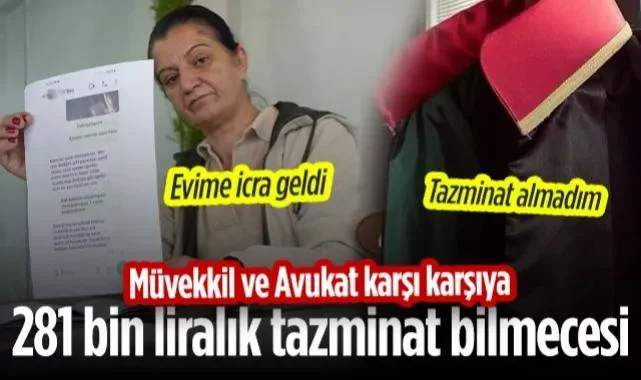 Samsun'da Müvekkil ve Avukat Savcılıkta Karşı Karşıya! 281 Bin Liralık Tazminat Bilmecesi...