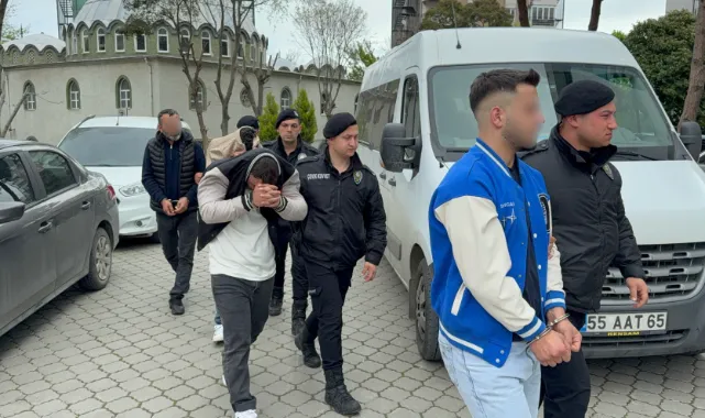 Samsun'da Narkotik Operasyonu: 5 Şüpheli Adliyeye Sevk Edildi