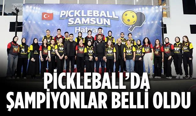Samsun'da Pickleball Heyecanı: Şampiyonlar Ödüllerine Kavuştu