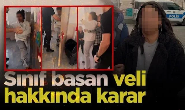 Samsun'da Sınıf Basan Veli Hakkında Karar!