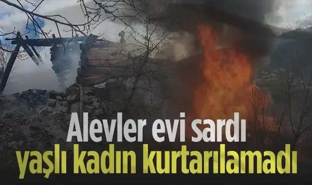 Samsun'da Soba Faciası! Alevler Evi Sardı, Yaşlı Kadın Kurtarılamadı