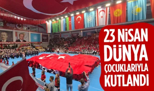 Samsun'da Türk Dünyası Buluşması! 23 Nisan Coşkusu Sınırları Aştı