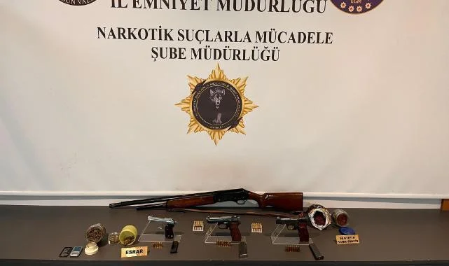 Samsun'da Uyuşturucu ve Silah Operasyonu