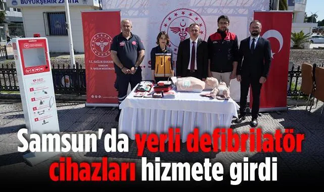 Samsun'da Yerli Defibrilatör Cihazları Hizmete Girdi