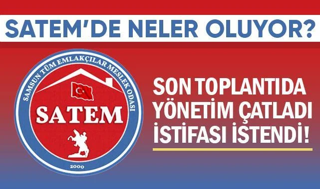 Samsun Emlakçılar Odası’nda Peş Peşe İstifa Açıklamaları