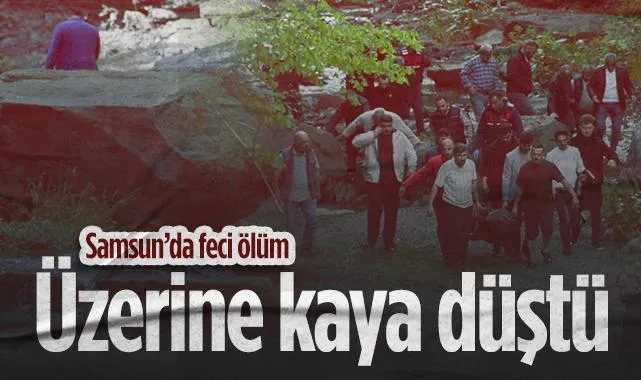 Samsun Kabaceviz Şelalesi'nde Feci Ölüm: Piknik Yapan Gencin Üzerine Kaya Düştü