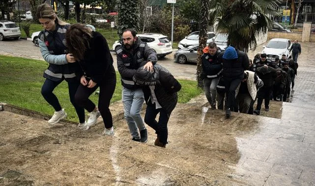 Samsun Merkezli 13 İlde Dev Change Araç Operasyonu: 13 Şüpheli Adliyede