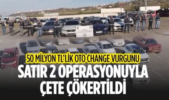 Samsun Merkezli 13 İlde Dev Satır 2 Operasyonu: 50 Milyonluk Vurgun