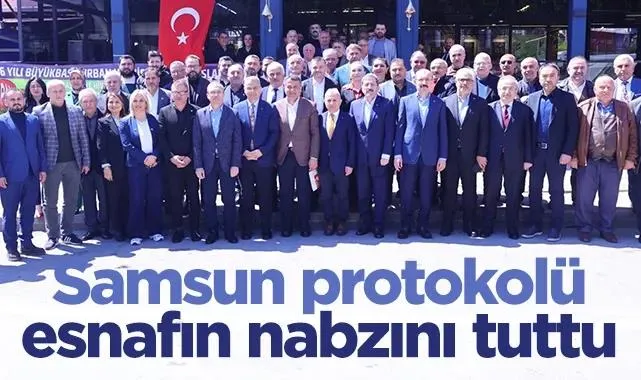 Samsun Protokolü Esnafın Nabzını Tuttu