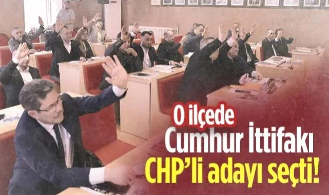 Samsun'un O İlçesinde Cumhur İttifakı CHP’li Adayı Seçti!