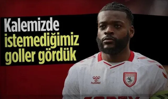 Samsun'un Yıldızı Ntcham'dan Alanyaspor Maçı Sonrası İtiraf: İstemediğimiz Goller Yedik