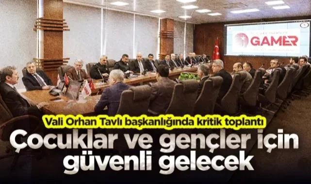 Samsun Valisi Orhan Tavlı Başkanlığında Kritik Toplantı: Çocuklar Ve Gençler İçin Güvenli Gelecek
