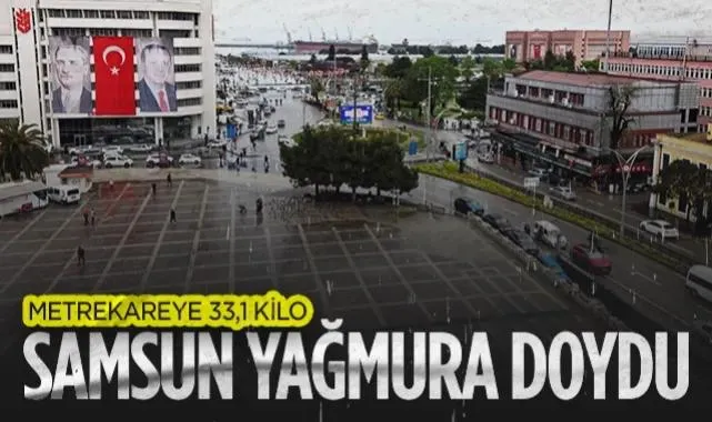 Samsun Yağış Rekoru Kırdı: Türkiye’nin En Çok Yağış Alan 3. Şehri Oldu