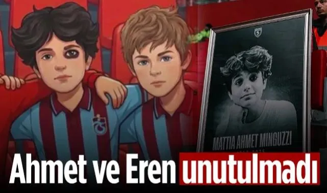 Samsunspor Ahmet Minguzzi ve Eren Bülbül'ü Unutmadı