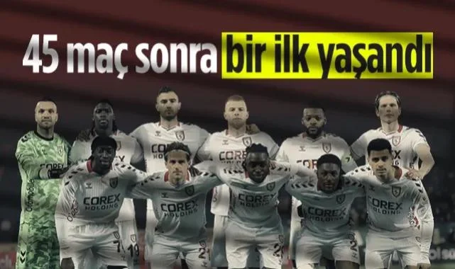 Samsunspor'da 45 Maç Sonra Bir İlk Yaşandı!