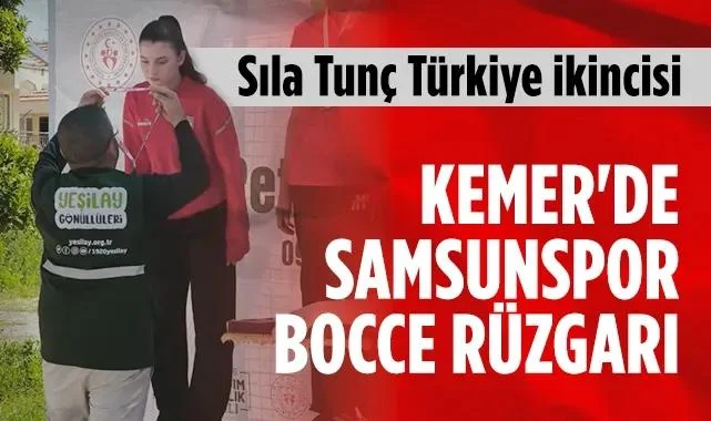 Samsunspor'da Bocce Gururu: Sıla Tunç Türkiye İkincisi