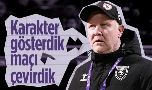 Samsunspor'da Hahn'dan Galibiyet Mesajı: Karakter Gösterdik, Maçı Çevirdik!